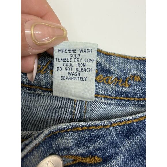 Wet Seal Jeans Juniors Jeans Size 7 Long Denim Jeans Y2K - Picture 7 of 13